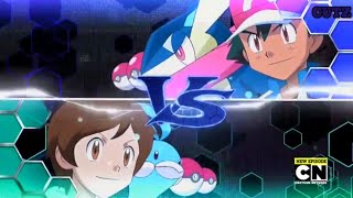 Ash greninja vs Altaria  Pokemon xyz series  kalos league [upl. by Jonell669]