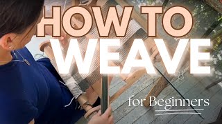 Rigid Heddle Weaving for Beginners  Buffalo Check Table Runner [upl. by Nnod]