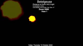 Betelgeuse starting to explode shorts space betelgeuse telescope [upl. by Ecirahc]