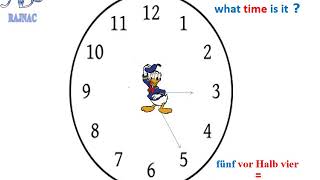 German A1 Lesson 4 Translator  Wie Spät ist es  what time is it [upl. by Evelc]