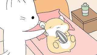 ear cleaning and massage  ASMR animation [upl. by Dirfliw]