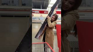 Buying the WORLD’S BIGGEST Advent Calendar😳🍫 candy challenge giant christmas adventcalendar [upl. by Niras107]