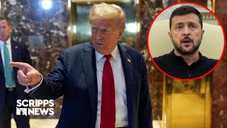 Trump set to meet with Zelenskyy at Trump Tower in New York [upl. by Waldner]