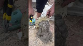 stone grinding mold stepping stone courtyard garden courtyardhouse stonegrafting stone short [upl. by Joshi]