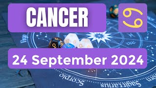 Cancer horoscope  Cancer Horoscope for Today 24 September 2024 [upl. by Arihk]