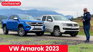 Volkswagen Amarok 2023 vs VW Amarok 2010  Comparativa  Review en español  cochesnet [upl. by Northrop347]