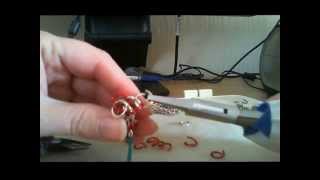 Candy Cane Cord Chainmaille Tutorial [upl. by Brout]