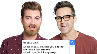 Rhett amp Link Answer the Webs Most Searched Questions  WIRED [upl. by Irafat940]