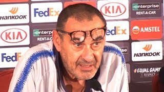 Maurizio Sarri Full PreMatch Press Conference  PAOK v Chelsea  Europa League [upl. by Nefets]