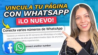 Como VINCULAR WHATSAPP CON PAGINA DE FACEBOOK [upl. by Eads]