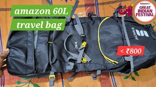 Amazon Symactive 60L Travel Bag amazongreatindianfestival unboxing [upl. by Astred]