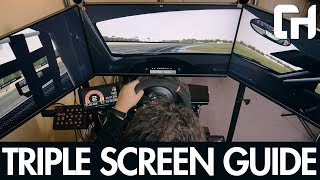 Triple Screen for Sim Racing Triple Monitor Setup Guide [upl. by Gaughan]