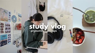 UCLA STUDY VLOG 🖇️ productive uni days midterm prep study w me asmr cooking friend gatherings [upl. by Hgierb392]