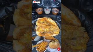 ASMR DoubleDecker Chicken Burger Challenge youtubeshorts food shortfood foodblogger fastfoodie [upl. by Milone550]