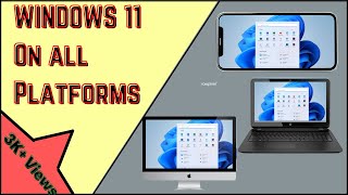 How to install windows 11 on low end pc  Android  Imac  simple in hindi shorts [upl. by Jensen]