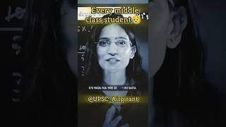 Middle class student 😭😥UPSC Motivation civilservicemotivation upscmotivation ips shorts [upl. by Alyt]