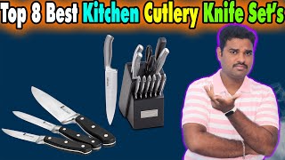 ✅ Top 8 Best Cutlery Knife Set In India 2023 With Price Kitchen Knife Set Review amp Comparison [upl. by Rehtnug]