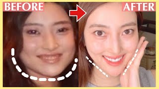 V Shape Face Exercise  Japanese Face Massage to Slim Down Your Face and Get V Shaped Face [upl. by Thisbee918]