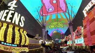 Fremont Street Zip Line  1080p HD Flightlinez  Fremont Street Experience Las Vegas NV [upl. by Gibbeon954]