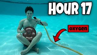 I Almost Died Attempting A Mr Beast Challenge 24 hours underwater [upl. by Yves]