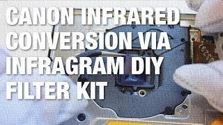 DIY Infrared Canon Powershot Elph Multispectral Camera Conversion Using Infragram Filter Kit [upl. by Ajiak]