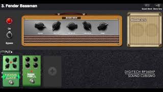 Digitech RP360 XP Demo1 1950s Sound  Fender Gibson Digitech Amp Models [upl. by Gnuj116]