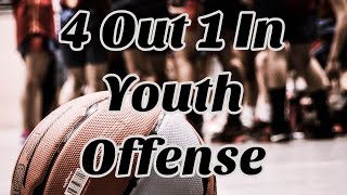 4 Out 1 In Pass amp Cut Youth Basketball Offense [upl. by Harriman301]