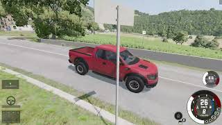 Ford F150 Raptor  Italy  G29 Steering Wheel Beamng Drive Pc gameplay [upl. by Marashio]