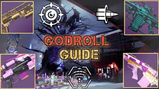 GRIND THESE GODROLLS OUT PICK FESTIVAL OF THE LOST GODROLL GUIDE DESTINY 2 REVENANT [upl. by Eerihs717]