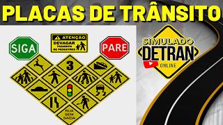 PLACAS DE TRÂNSITO│40 QUESTÕES ATUAIS COMENTADAS COM DICAS INCRÍVEIS [upl. by Chapel897]