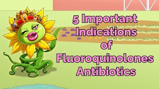 5 Important Indications of Fluoroquinolones Antibiotics Step 1 COMLEX NCLEX® PANCE AANP [upl. by Hulton]