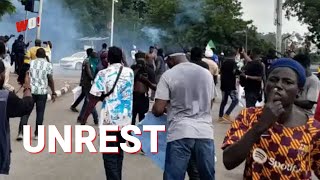 Abuja Protesters in big Tro u ble  see whats Currently happening [upl. by Labotsirc]