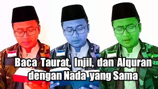 Membaca Taurat Injil dan Alquran dengan Nada yang Sama  Murottal 3 Kitab Suci Arabic Version [upl. by Mochun898]