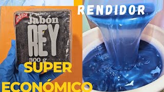 JABON LIQUIDO CON AGUA SANITARIA SIN JABON EN POLVO SUPER ECONÓMICO RENDIDOR Y FACIL DE HACER [upl. by Shirberg]