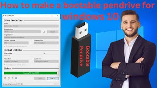 How to make a bootable pendrive for windows 10 [upl. by Allerim]