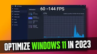 How to Optimize Windows 11 for Gaming And Performance 2023 [upl. by Gare]