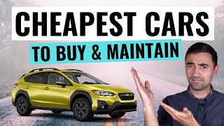 Top 10 Cheapest Cars to Buy and Maintain That Are Most Reliable [upl. by Ajssatsan]