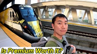 Brightline Premium Review Whats Better Than Amtrak and What I Dont Like [upl. by Atiuqa173]