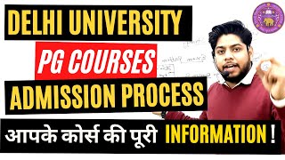 IMPORTANTDelhi University PG Admission process 2022 Eligibility Entrance Syllabus Complete Details [upl. by Ventre232]