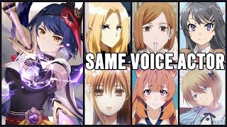 Genshin Impact KUJOU SARA Voice Actors in Anime Roles Asami Seto MaiRaphtaliaAlphaNobara [upl. by Nathaniel]