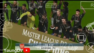 MASTER LEAGUE DIVISION 2 CUP WINNERS ARSENAL 🔥EA SPORTS FC 25 PPSSPP OFFLINE GAME UPDATE TRANSFER [upl. by Akselaw]