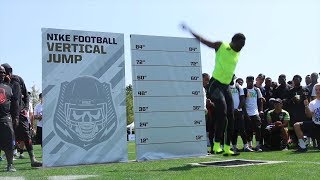 Watch Josh Imatorbhebhes 471 inch vertical jump [upl. by Aurelio]