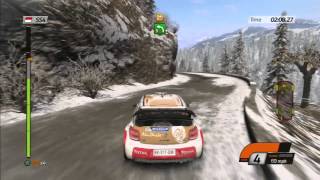 WRC 4 PS3 Monte Carlo Rally  All 6 Stages HD Gameplay [upl. by Kiyohara]