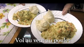 Recette de Vol au vent au poulet facile et rapide [upl. by Icul875]