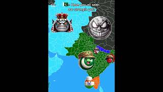 Part 10  The Whole Moon Attack On Earth🥺ll Russia India USA countryballs countries shortsvideo [upl. by Maller]