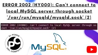 ERROR 2002 HY000 Cant connect to local MySQL server through socket runmysqldmysqldsock 2 [upl. by Mathilda]