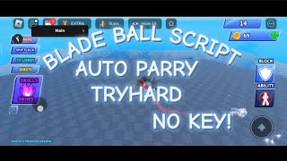 Blade Ball script  Auto Parry  TryhardLegitVisualizerand more  NO KEY [upl. by Lotsirk]