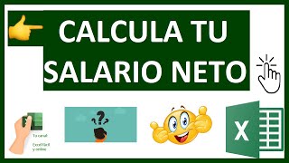 👍CALCULAR TU SALARIO NETO👍sabiendo tu salario bruto en EXCEL ✅ [upl. by Lianna931]