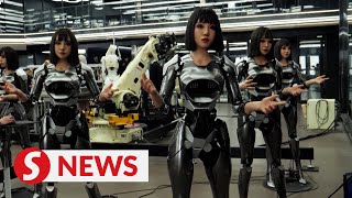 Humanoid robots come to life in Chinese factory [upl. by Amann]