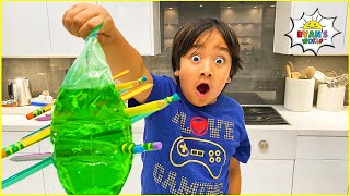 Top 5 Easy Science Experiments for kids to do at home with Ryans World [upl. by Noicnecsa546]